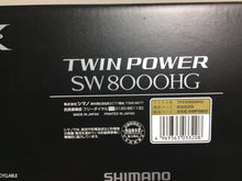 Load image into Gallery viewer, R5720) SHIMANO 15 TWIN POWER SW 8000HG for Saltwater Spinning Reel