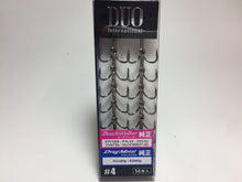 Load image into Gallery viewer, DUO Intarnational DUO ORIGINAL Saltwater Triple Hook #4 14pcs, Made in Japan