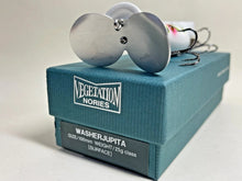 Load image into Gallery viewer, 11541) Nories x AKASHI BRAND WASHERJUPITA, Handmade Wood Plug #601 Basic White