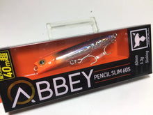 Load image into Gallery viewer, 33558) JACKALL ABBEY PENCIL SLIM60S #Orange / sardine