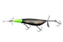 Load image into Gallery viewer, 11772) JACKALL RIPPIN POD 110F, Double Swisher #05 Irish Black