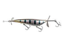 Load image into Gallery viewer, 11775) JACKALL RIPPIN POD 110F, Double Swisher #02 Silver Fish