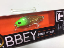Load image into Gallery viewer, 33564) JACKALLABBEY MINNOW 38SF #Green / Weed