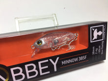 Load image into Gallery viewer, 33565) JACKALLABBEY MINNOW 38SF #Plankton Clear