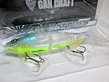 Load image into Gallery viewer, 47527) GAN Craft Jointed Claw RATCHET 184 Type F #05 Blue Back Clear Perch