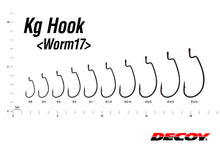 Load image into Gallery viewer, KATSUICHI DECOY WORM17 Kg Hook, Offset Single Hook