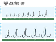 Load image into Gallery viewer, OWNER C&#39;ultiva STINGER TREBLE ST-36BC, for Treble Hook #Size Variation