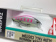 Load image into Gallery viewer, 70335) DAIWA SILVER CREEK MINNOW SLOW FALL CUSTOM 45SS #Pink Yamame Chart Belly