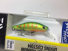 Load image into Gallery viewer, 70336) DAIWA SILVER CREEK MINNOW DIVING CUSTOM 45S #Green Gold Iwana