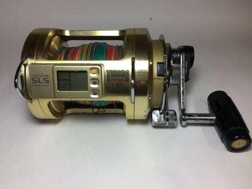 SHIMANO TIAGRA 50W LRS DEGITANA SLS with Braid PE for Big Game Trolling Reel