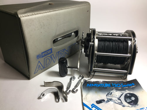 RYOBI ADVENTURE 120 with Braid PE for Big Game Trolling Reel