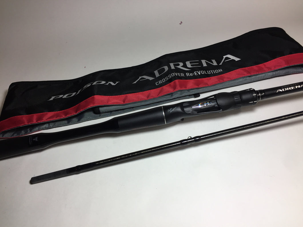 S9046) JACKALL x SHIMANO POISON ADRENA 172H-2, Bait Casting Rod