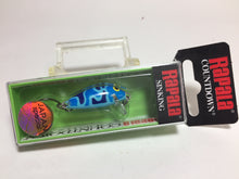 Load image into Gallery viewer, 70558) Rapala COUNT DOWN CD-1 JAPAN SPECIAL #CMBL-SH Camo Blue, Single Barbless Hook