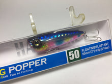 Load image into Gallery viewer, 11891) DUEL HARDCORE LG POPPER 50 #Blue Pink Candy
