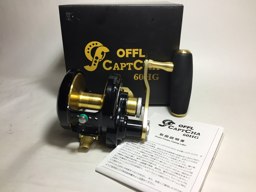 R5642) Ocean Freake Fishing Labo OFFL CAPTCHA 60HG LEFT for Offshore Bait Reel