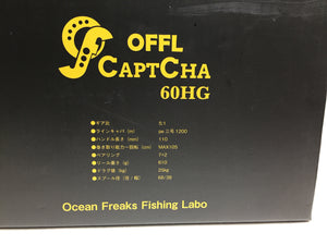 R5642) Ocean Freake Fishing Labo OFFL CAPTCHA 60HG LEFT for Offshore Bait Reel