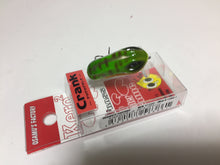 Load image into Gallery viewer, 21271) OSAMU'S FACTORY Kero Kero Crank of Bass Topwater Game #02 Tono Green
