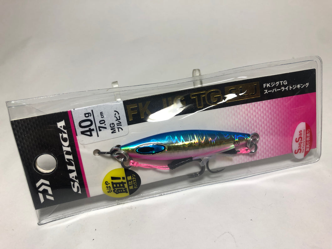 31664) Discount Sales DAIWA SALTIGA FK JIG TG SLJ 40g #MG Blue Pink