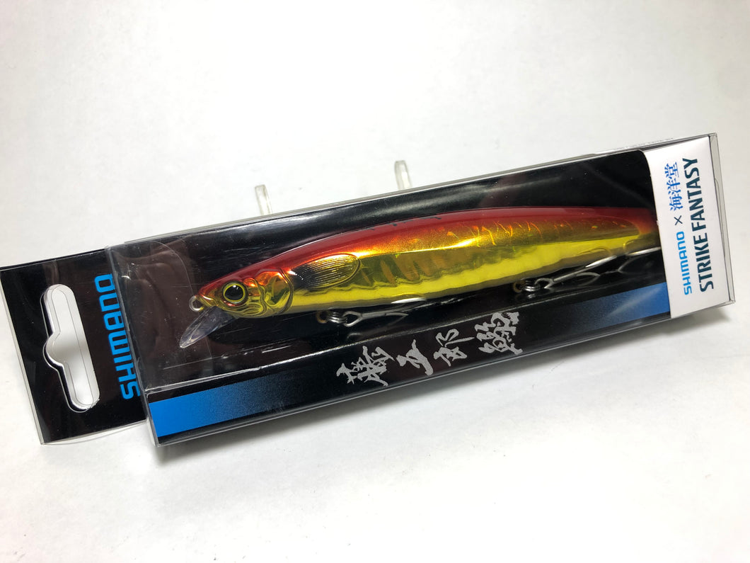 31885) SHIMANO x Kaiyodo 藤五郎鰯 Togoro Iwashi 129F #003 A Red Gold