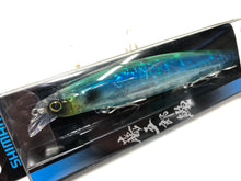 Load image into Gallery viewer, 31889) SHIMANO x Kaiyodo 藤五郎鰯 Togoro Iwashi 129F #005 T Blue Green