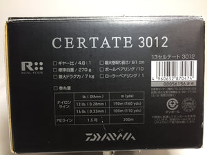 R5654) DAIWA 2013 CERTATE 3012 For Spinning Reel, Made in Japan