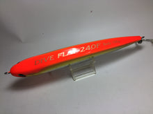 Load image into Gallery viewer, 71086) SHIMANO OCEA DIVE FLAT 240F #A Orange for Tuna Big Game Fishing Lure