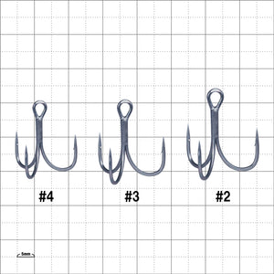 Gamakatsu TREBLE SP M NANO SMOOTH COAT for Tournament Grade Triple Hook