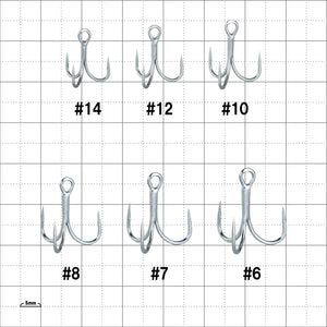 Gamakatsu TREBLE SP MH HYPER SHIELD for Tournament Grade Triple Hook