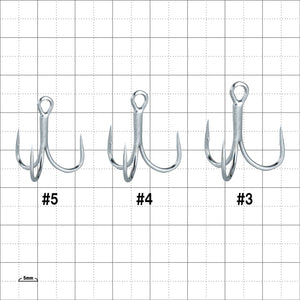 Gamakatsu TREBLE SP MH HYPER SHIELD for Tournament Grade Triple Hook