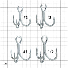 Load image into Gallery viewer, Gamakatsu TREBLE SP XH Silver for Tournament Grade Triple Hook