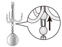 Load image into Gallery viewer, 70645) Gamakatsu ONE TOUCH BLADE for Treble Hook, Willow Blade, M size #Silver