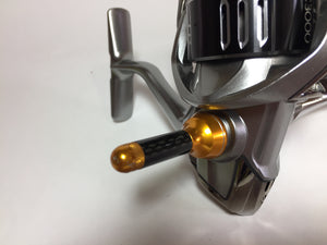 R5700) SHIMANO 15 TWIN POWER C3000XG for Spinning Reel with Reel Stand, Round Knob
