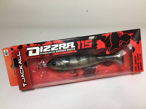 55800) JACKALL DIZZRA 115 Prop Swim Bait #Dark Gill
