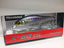 Load image into Gallery viewer, 21422) Megabass X-80SW Seabass Minnow #18 LZ Iwashi