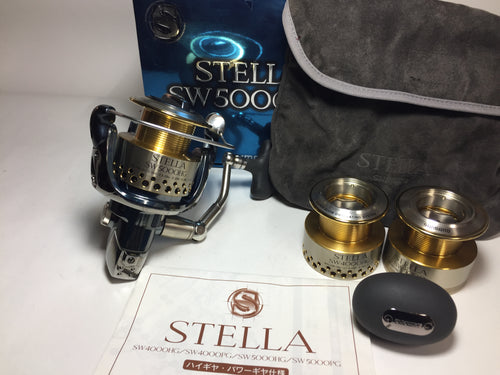 R5725) SHIMANO 01 STELLA 5000HG for All water Spinning Reel