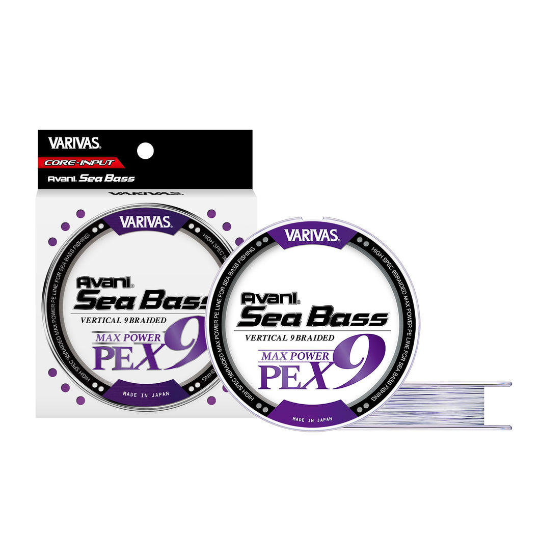 VARIVAS Avani Seabass Max Power PE X9 9Braid PE Line 150m -Max lb variation-