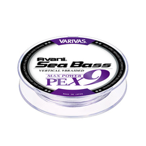 VARIVAS Avani Seabass Max Power PE X9 9Braid PE Line 150m -Max lb variation-