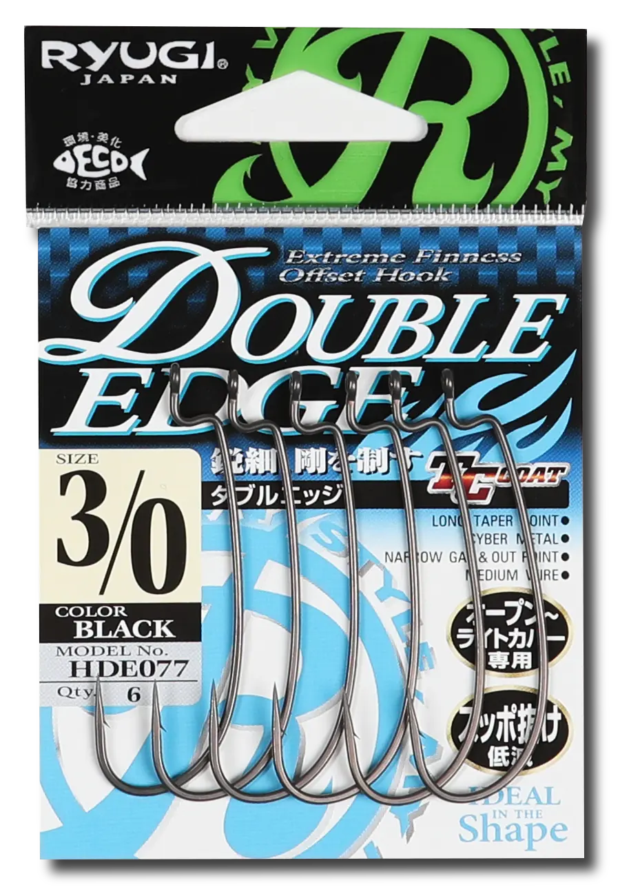 RYUGI DOUBLE EDGE for Freshwater Single Hook