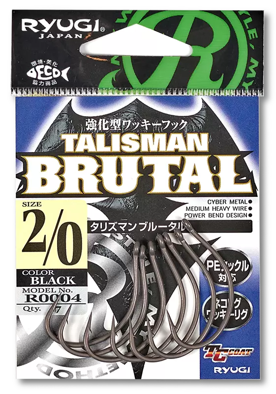 RYUGI TALISMAN BRUTAL for Freshwater Single Hook