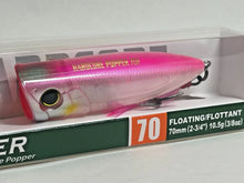 Load image into Gallery viewer, 10043) DUEL HARDCORE POPPER 70F #04 Ghost Pearl Pink Back