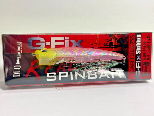 11752) DUO REALIS SPINBAIT HEARTBEE 75S G-Fix #Mat Pink Chart