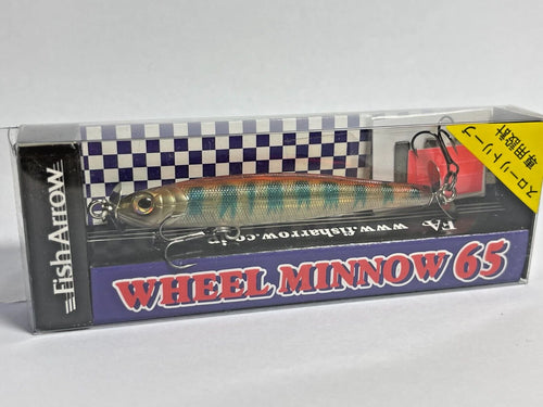 11252) Fish Arrow WHEEL MINNOW 65 Slow Sinking Prop Bait #06 Ghost Oikawa