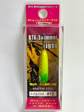 Load image into Gallery viewer, 11729) SMITH BTK Bottom Knock Swimmer Light #12 Green chart for Area Trout Lure