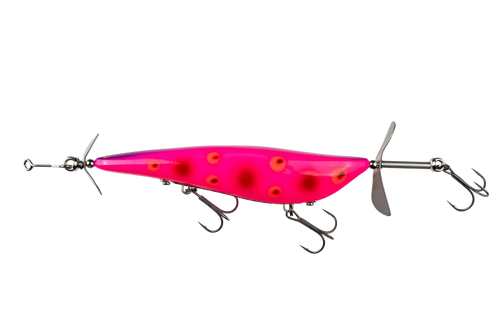 11769) JACKALL RIPPIN POD 110F, Double Swisher #08 Kabukimono