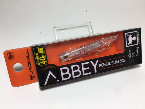 33560) JACKALL ABBEY PENCIL SLIM60S #Plankton Clear