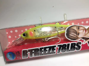 33938) LUCKY CRAFT B'FREEZE 78LBS ESG '25 Namisu Summer Color #Kira Kira Chart L