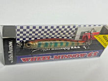 Load image into Gallery viewer, 11252) Fish Arrow WHEEL MINNOW 65 Slow Sinking Prop Bait #06 Ghost Oikawa
