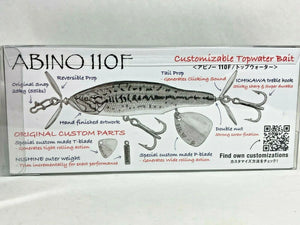 20027) NISHINE LURE WORKS ABINO 110F #1 Juvenile Largemouth