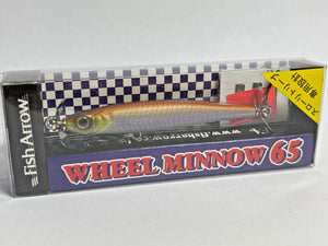 11250) Fish Arrow WHEEL MINNOW 65 Slow Sinking Prop Bait #03 Pearl Wakasagi