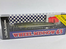 Load image into Gallery viewer, 11251) Fish Arrow WHEEL MINNOW 65 Slow Sinking Prop Bait #05 Ghost Ko-ayu